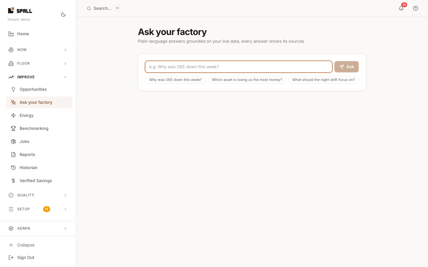 Ask your factory