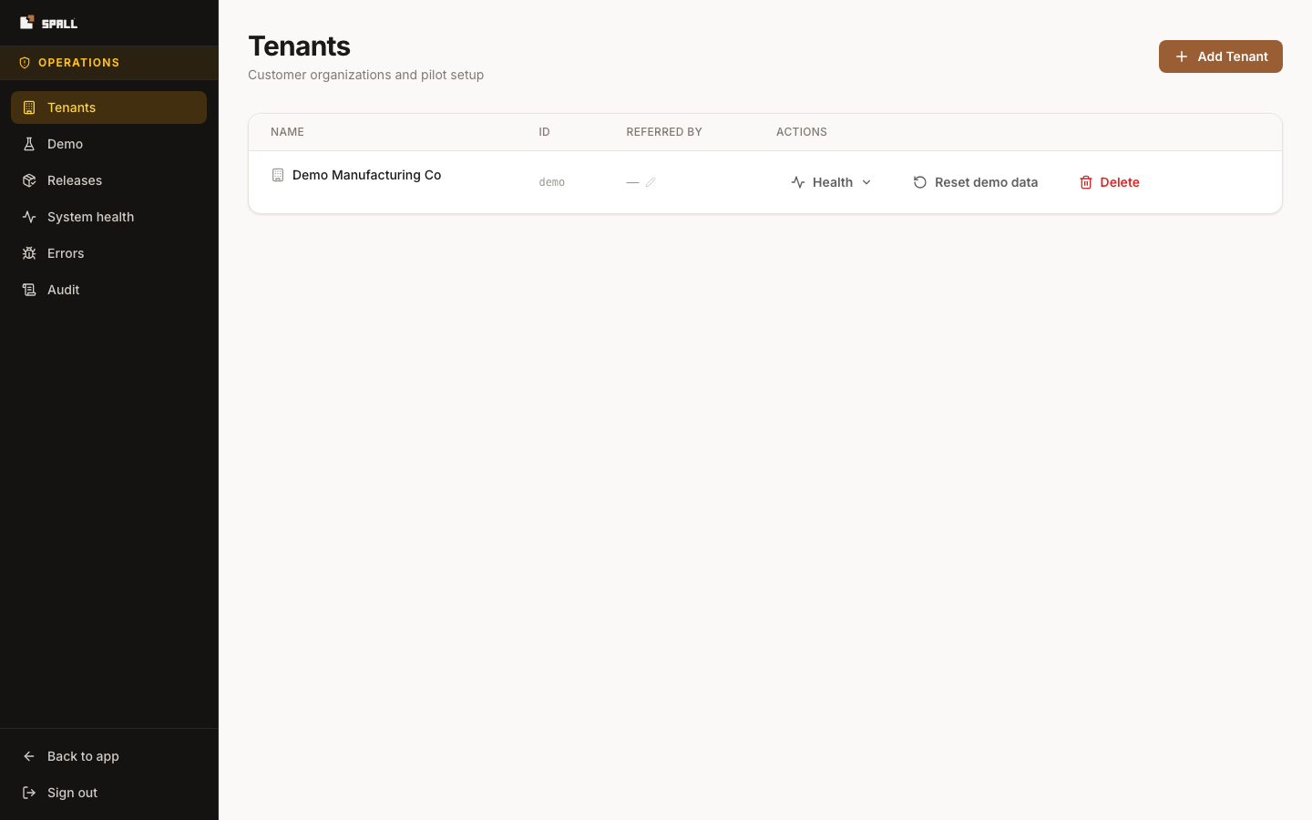 Tenants